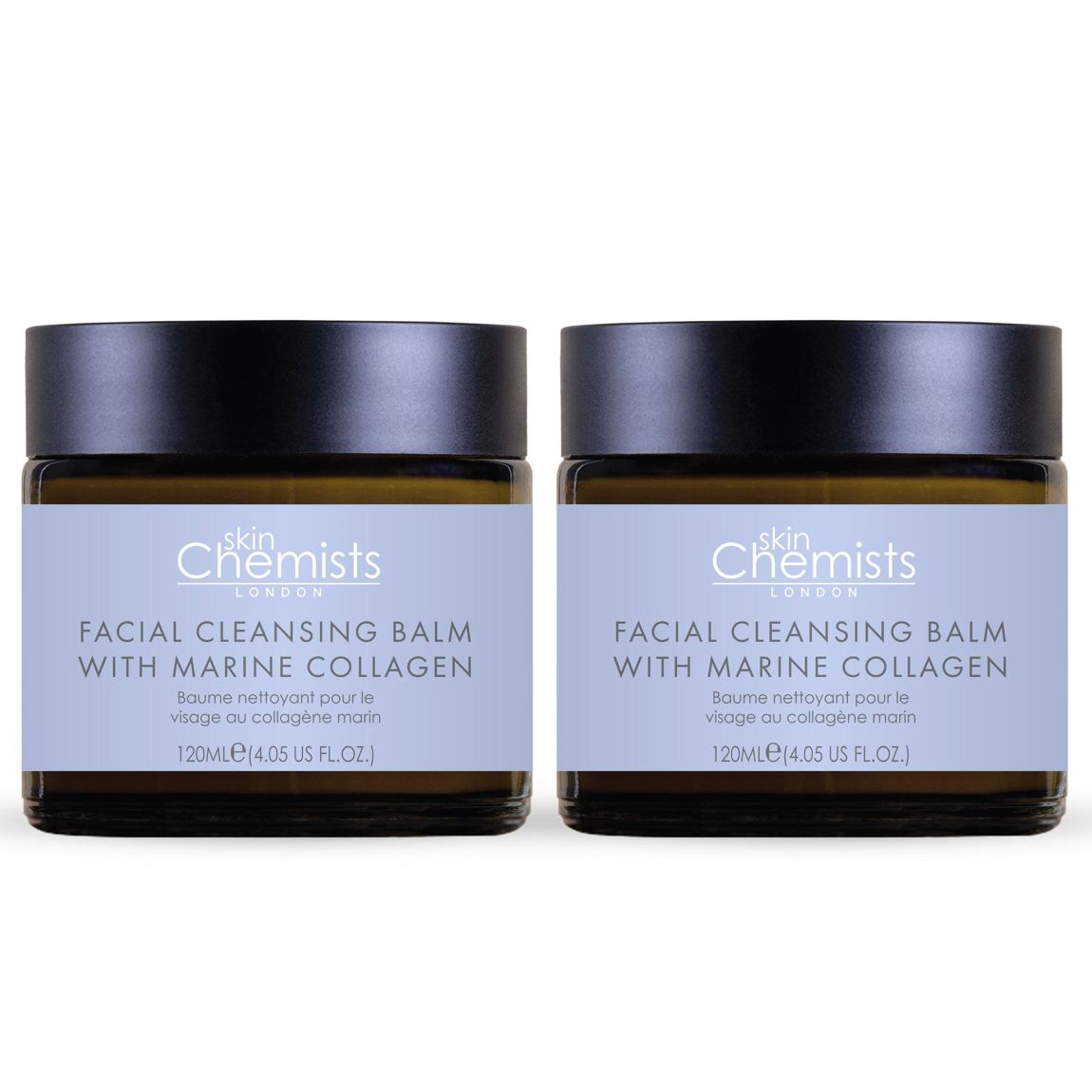 skinChemists Cleansing Balm with Marine Collagen 120ml x 2 Duo Pack main product photo