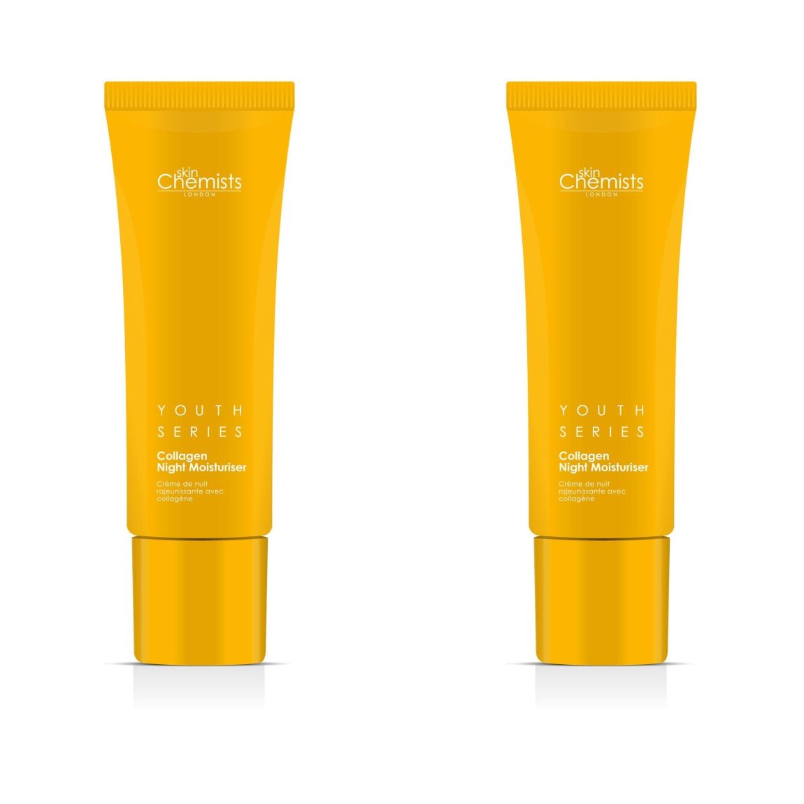 skinChemists Youth Series 1% Collagen Night Moisturiser 50ml x 2 Duo Pack main product photo