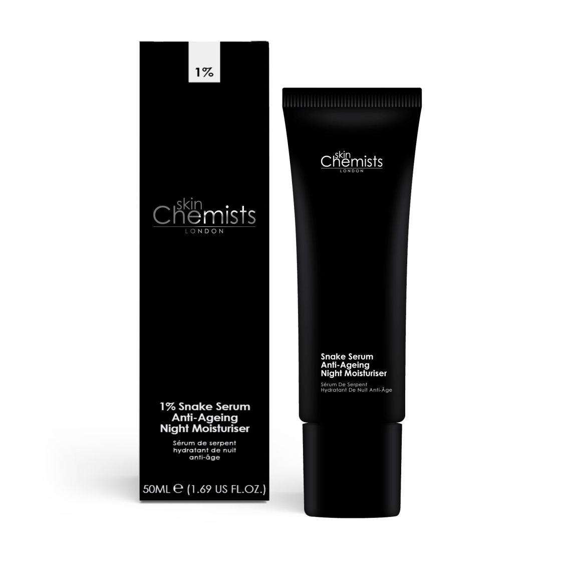 skinChemists Snake Serum Anti-Ageing Night Moisturiser 50ml main product photo
