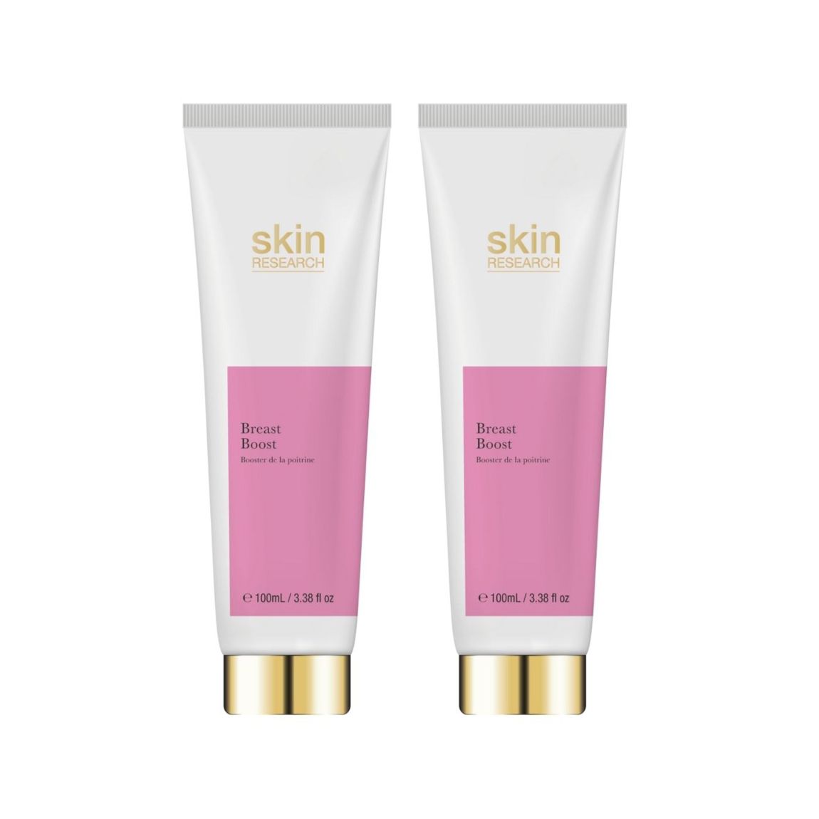 Skin Research Breast Boost Cream 100ml Twin Value Savings Pack main product photo