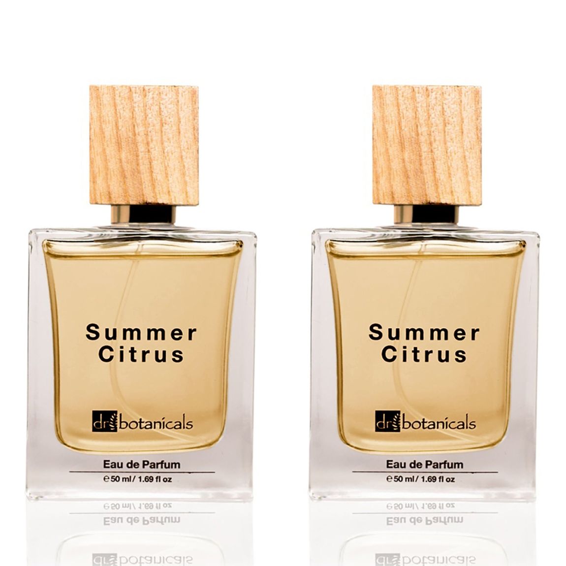 Dr Botanicals Citrus Summer Eau De Parfum 50ml x 2 Duo Pack main product photo