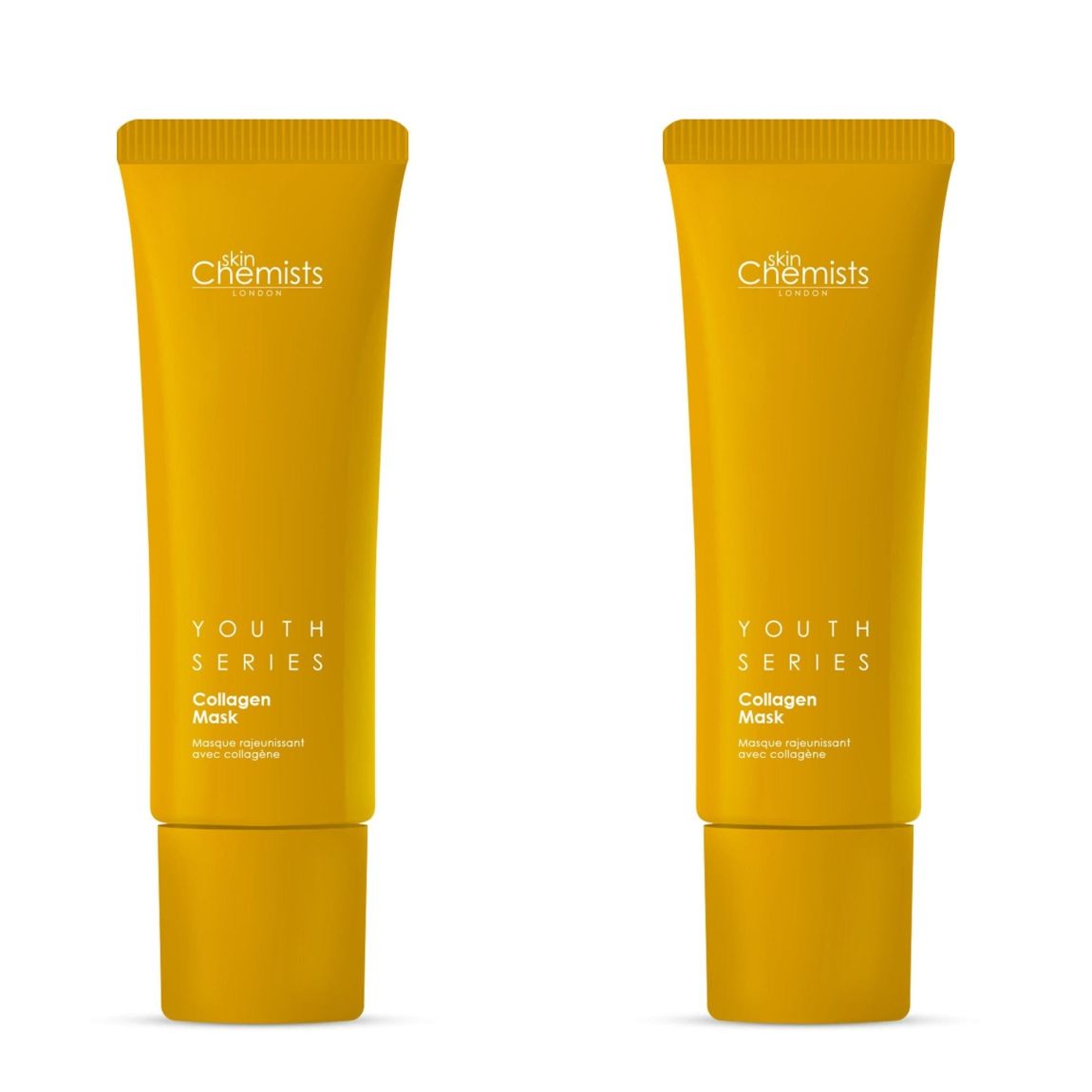 skinChemists Youth Series 1% Collagen Mask 50ml x 2 Duo Pack main product photo