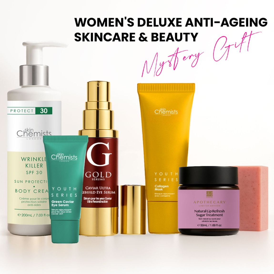 Women's Deluxe Anti-Ageing Skincare & Beauty Mystery Gift Box main product photo