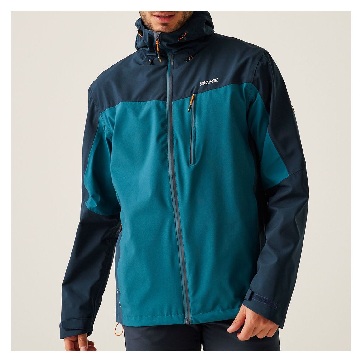 Teal/Navy Birchdale Waterproof Jacket main product photo