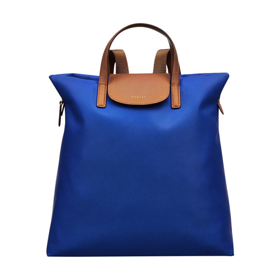 Yves Blue Pocket Essentials Medium Ziptop Backpack main product photo