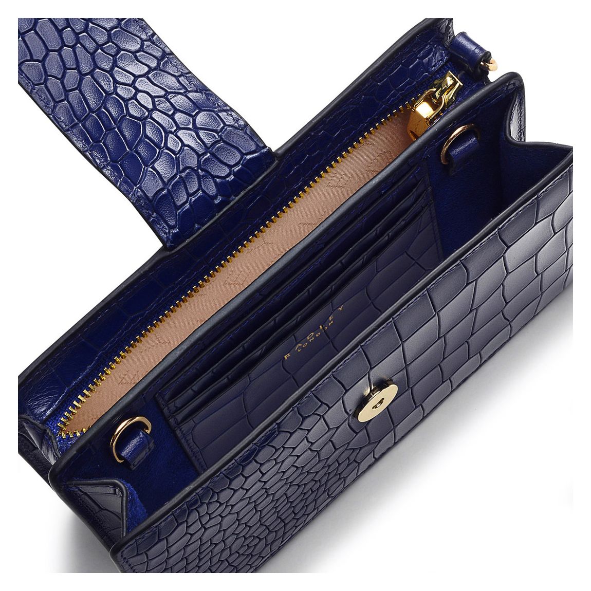 Lazuli West Mews Faux Croc Small Phone Crossbody main product photo