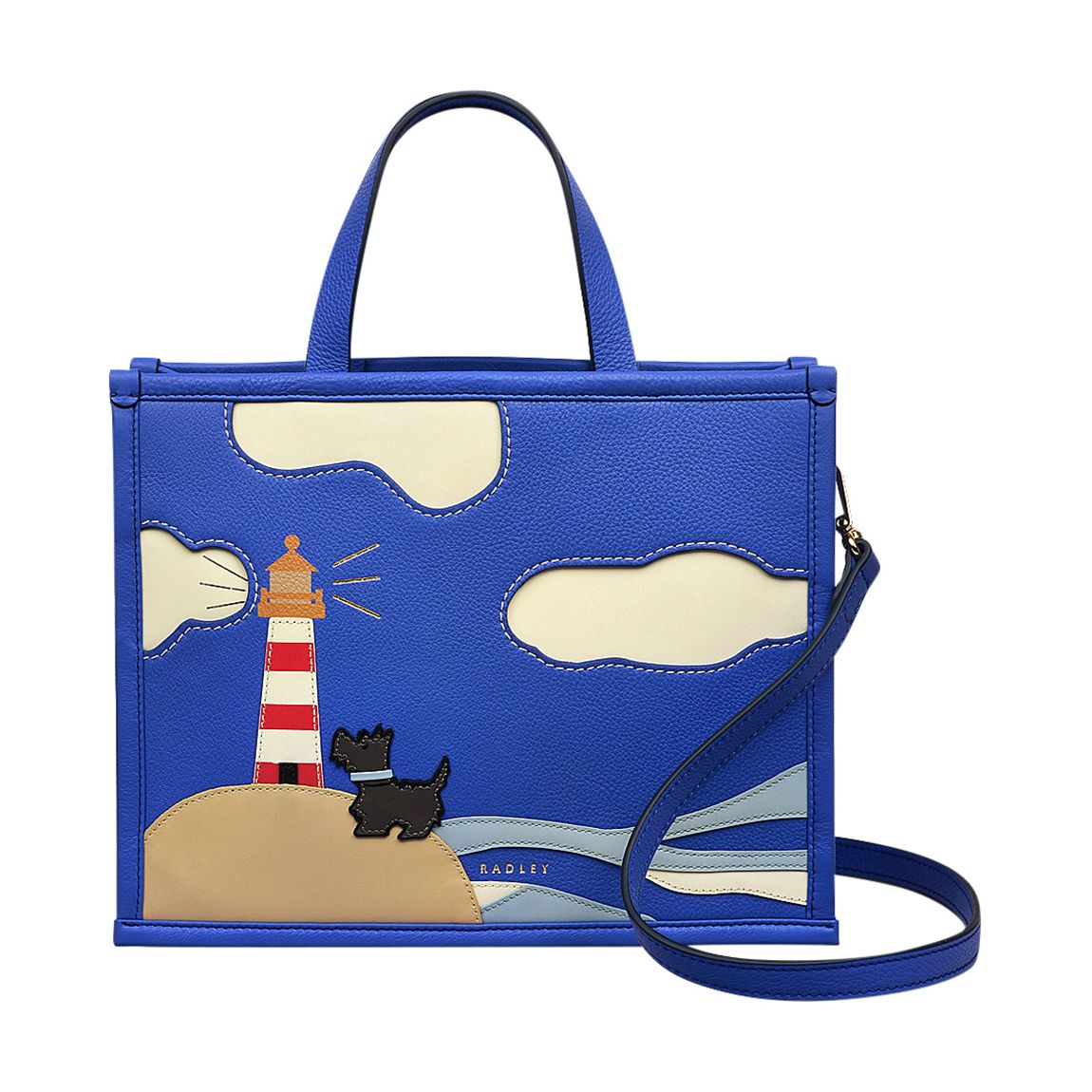 Yves Blue Shore Thing Small Ziptop Grab Bag main product photo