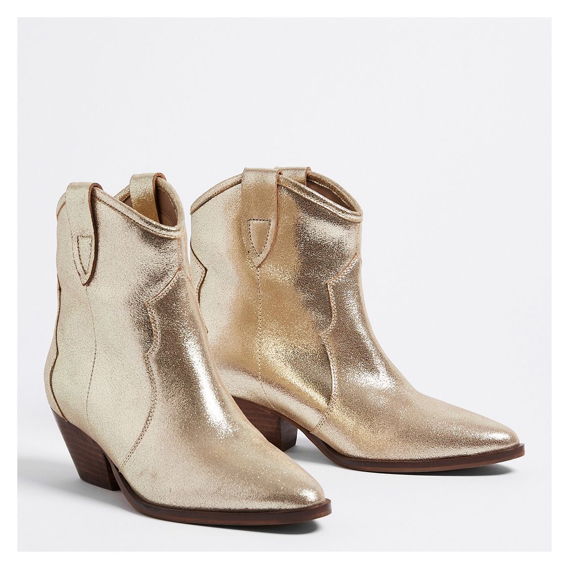 Gold Cowboy Boot main product photo