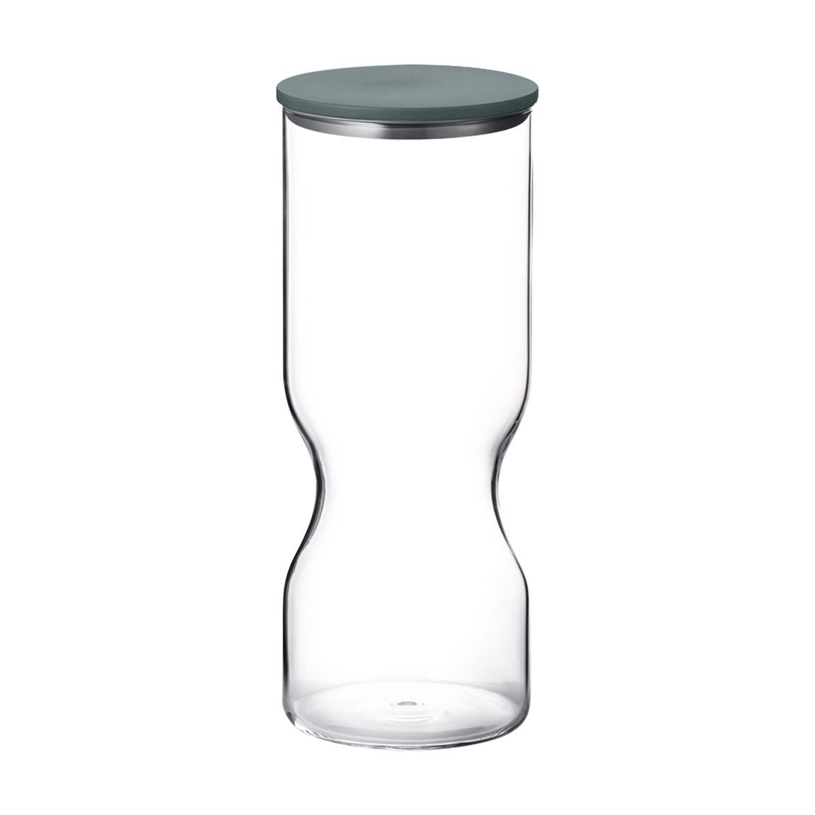 Alfredo Large Green & Glass Canister, 1.5L main product photo