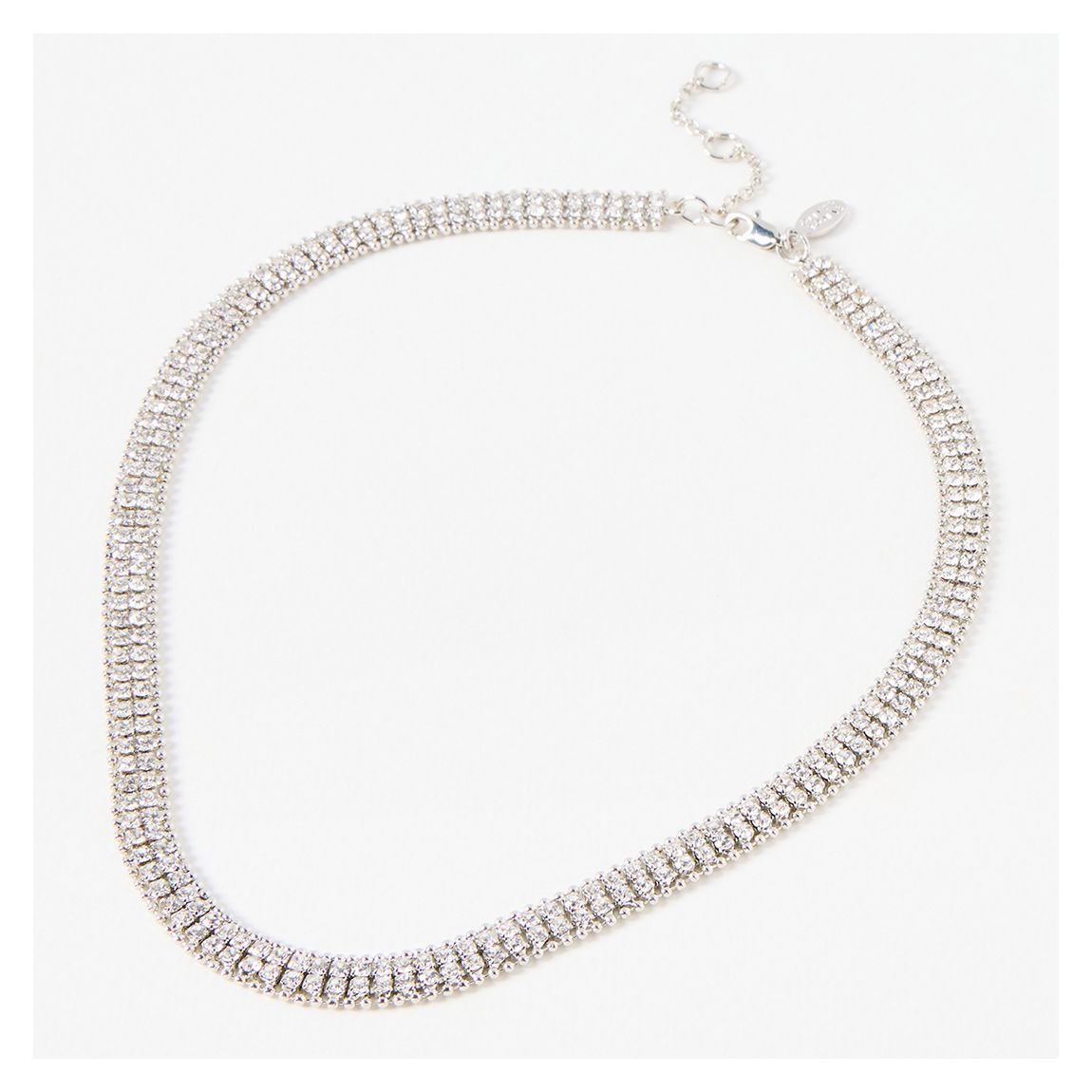 Gold Giada Cup Chain Silver Flat Collar Necklace main product photo