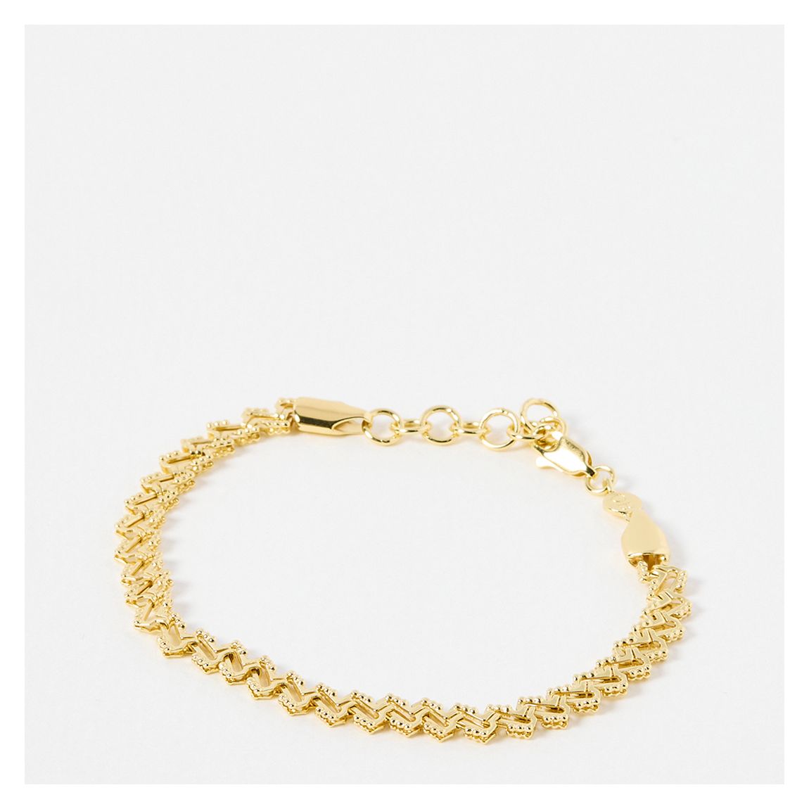 Gold Celyn Ornate Link Chain Bracelet main product photo