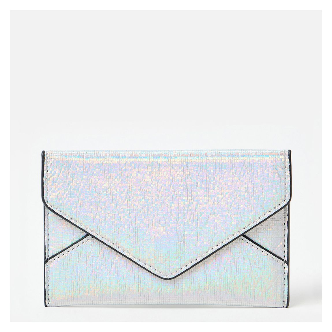 Silver Disco Multi Metallic Card Holder main product photo