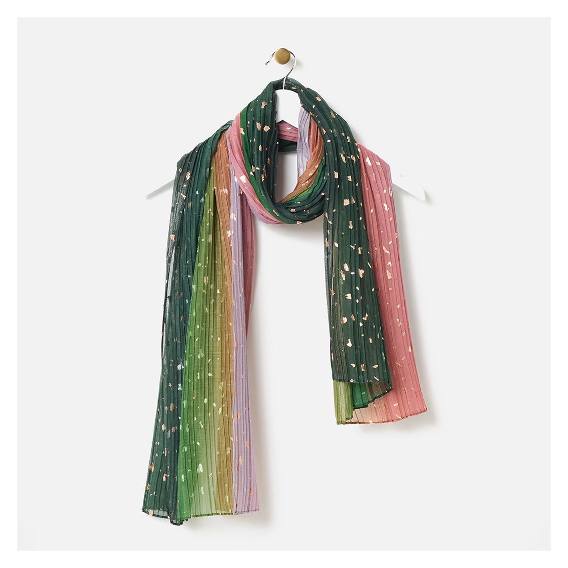 Green Ombre Foil Scarf main product photo