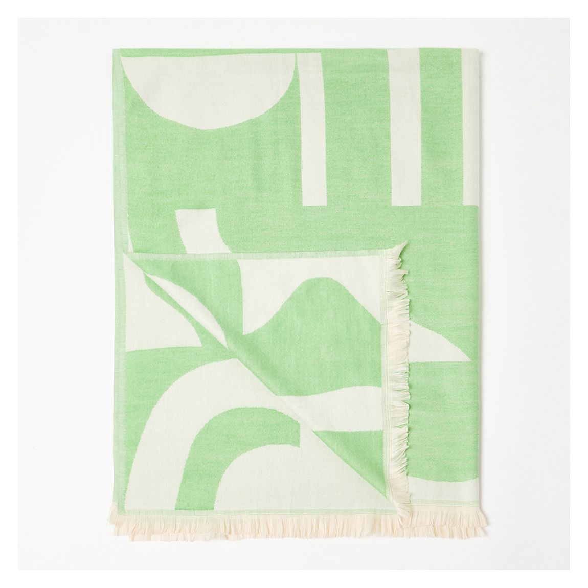 Geo Jacquard Throw main product photo