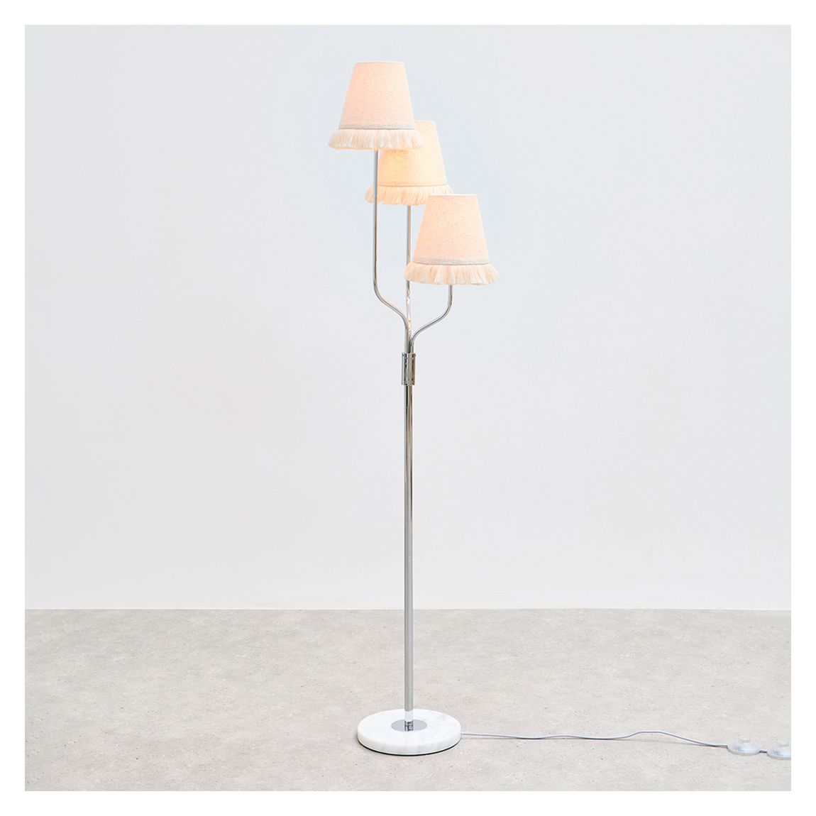 Ero Triple Chrome Floor Lamp main product photo