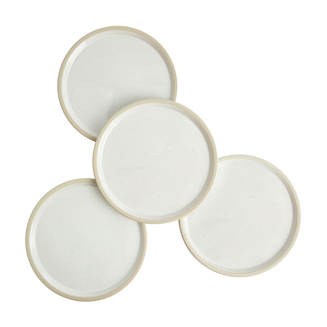 Set of 4 Urban Dining Plates, 25.5cm main product photo