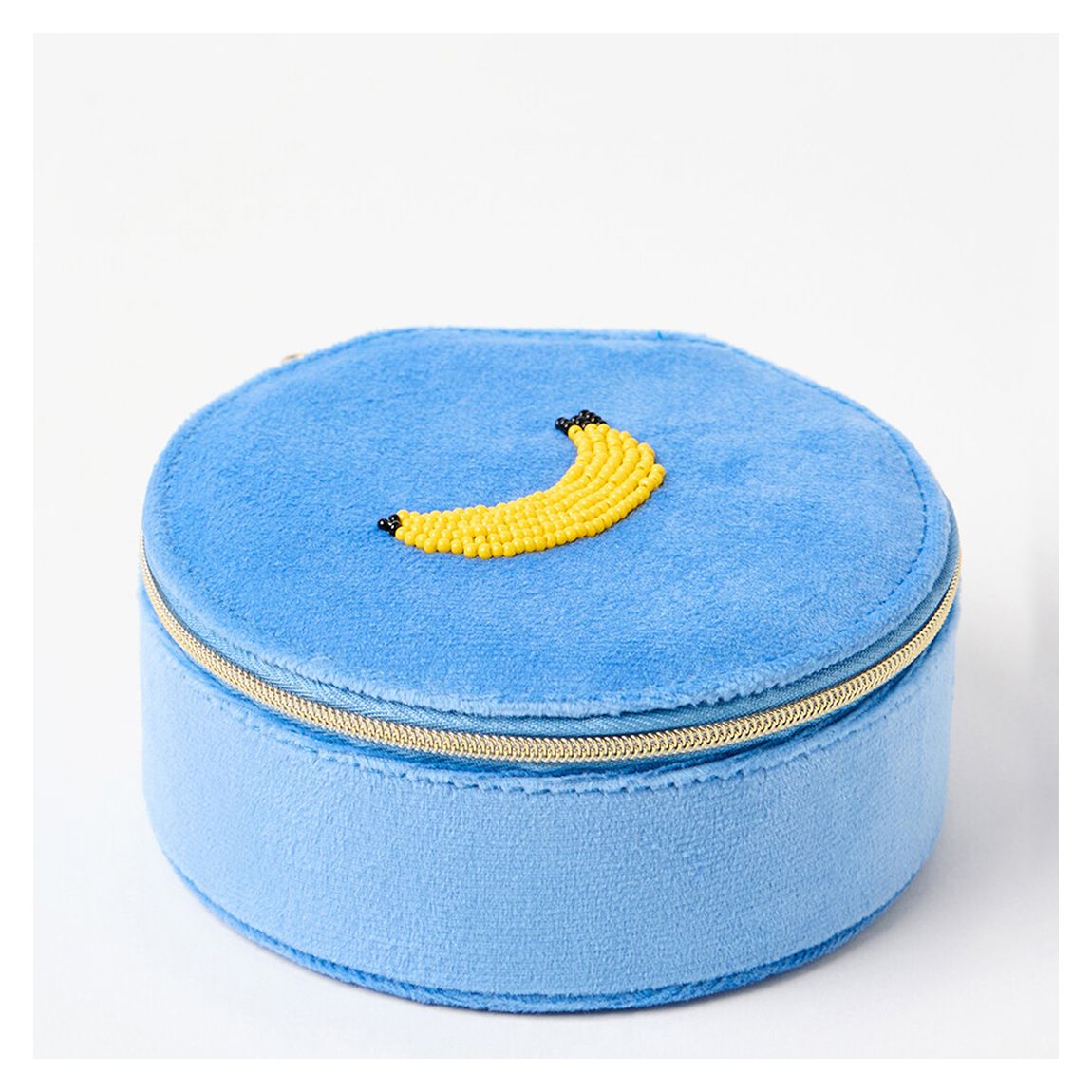Blue Banana Round Jewellery Box main product photo