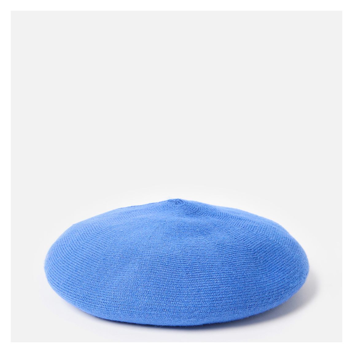 Cobalt Blue Premium Knitted Beret main product photo