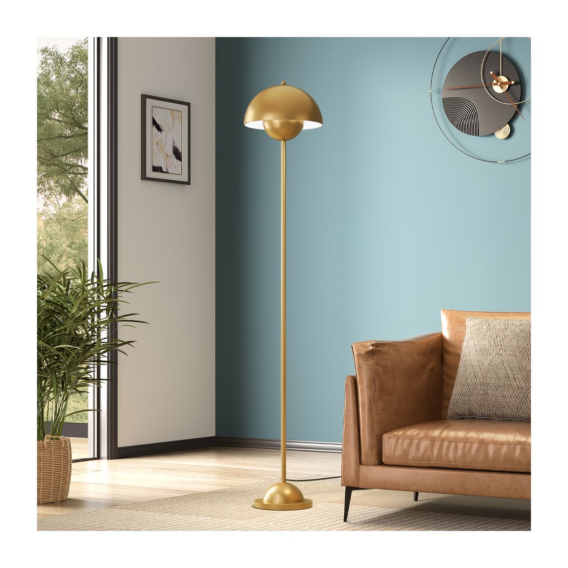 Elegant Golden Decorative Floor Lamp main product photo