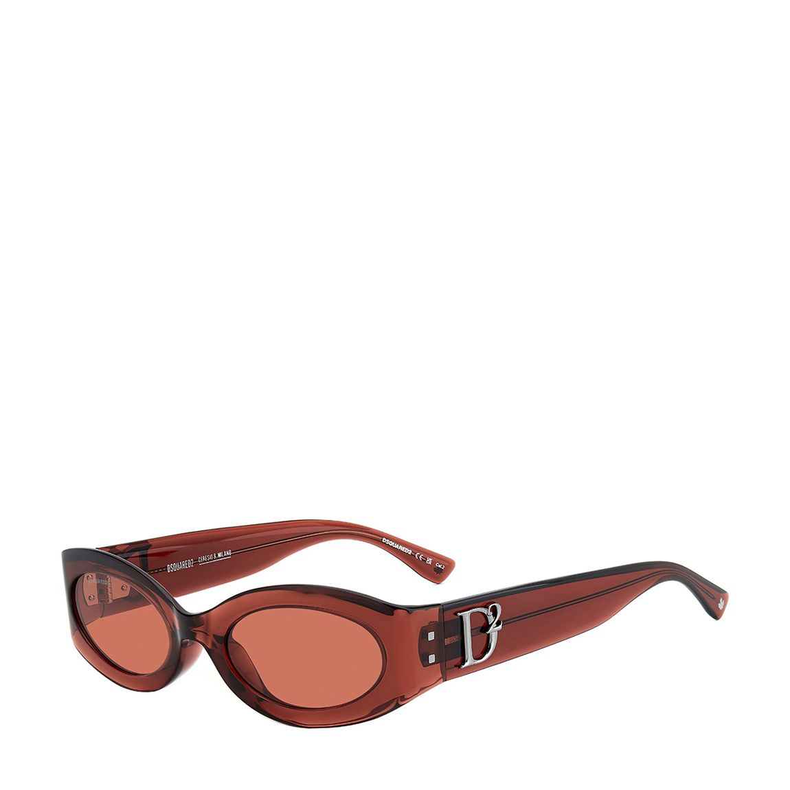 Red Oval Sunglasses 54mm main product photo