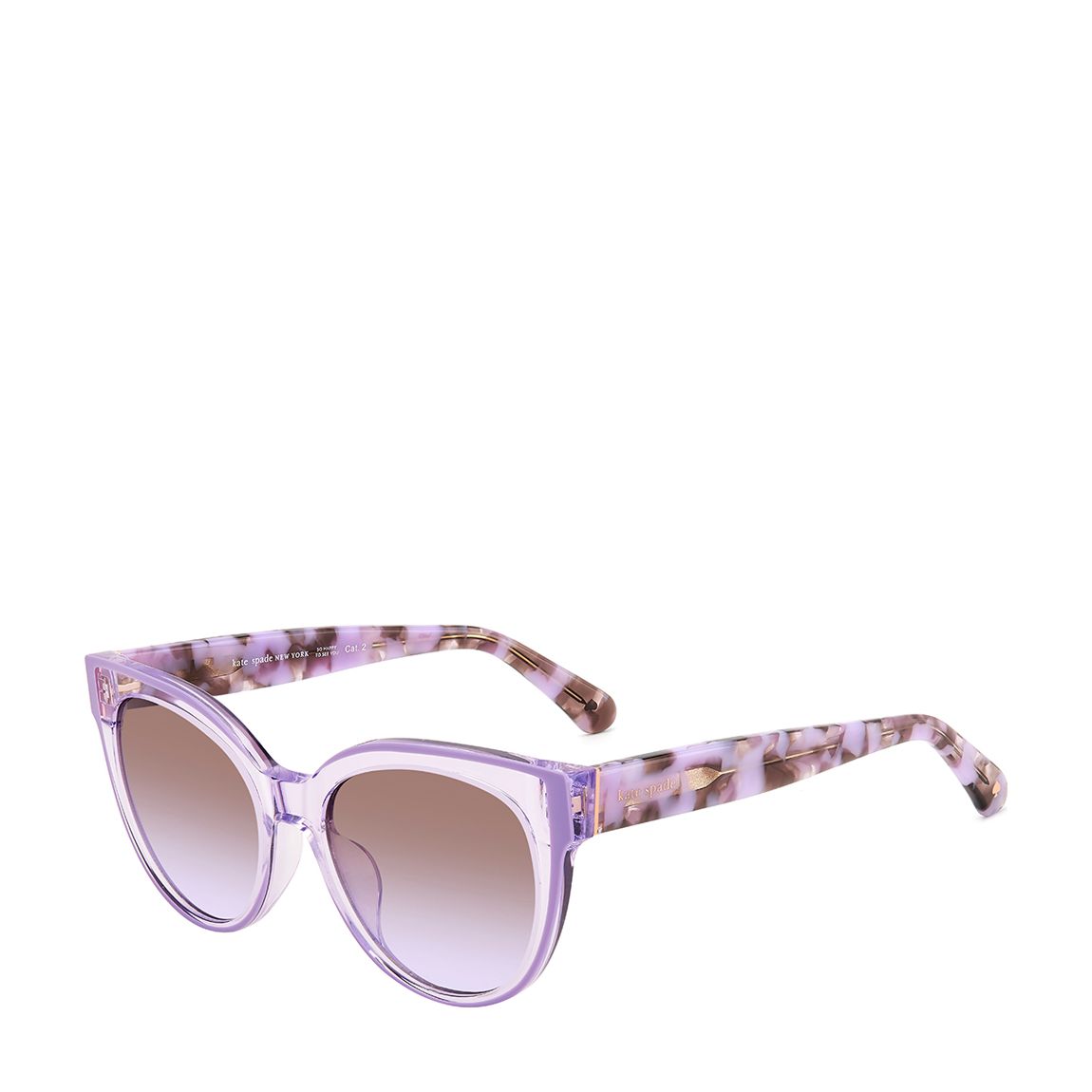 Violet Javana Round Sunglasses 53mm main product photo