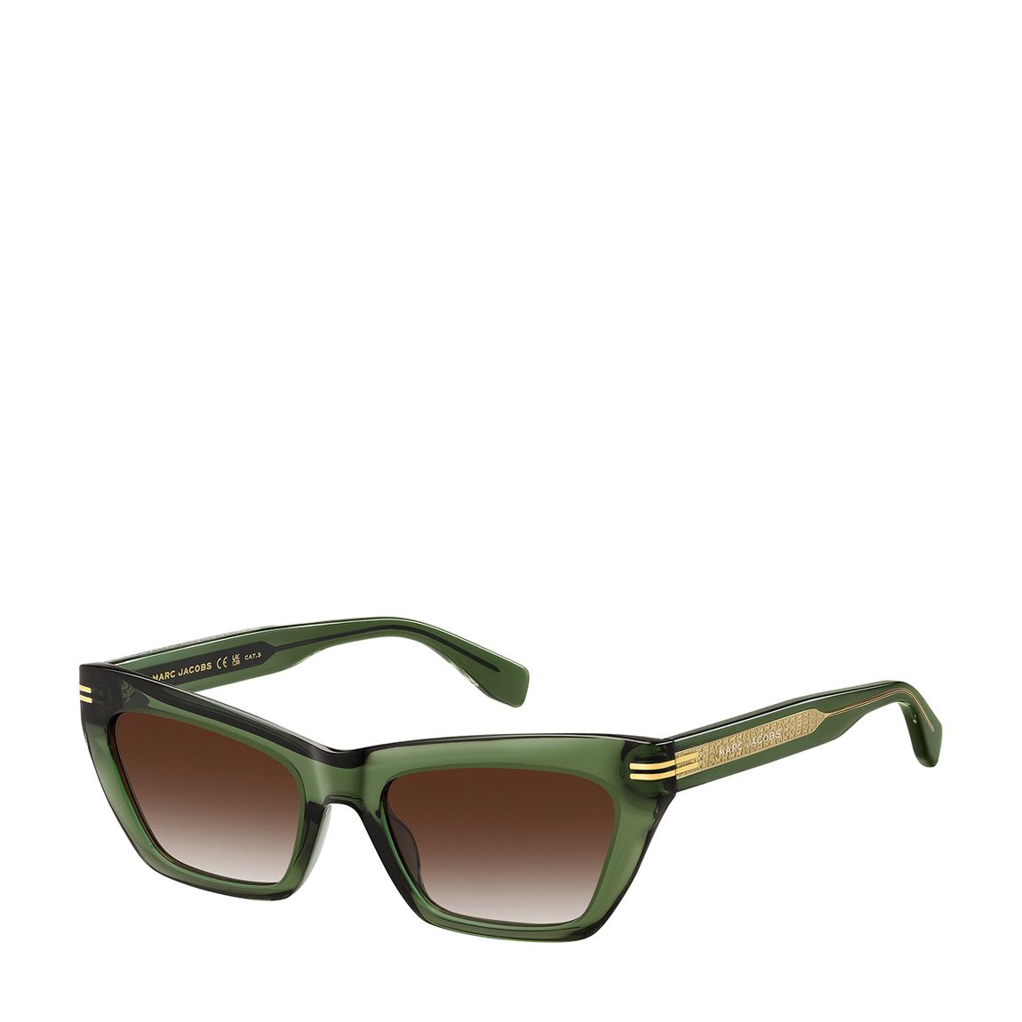 Green Rectangular Sunglasses 54mm main product photo