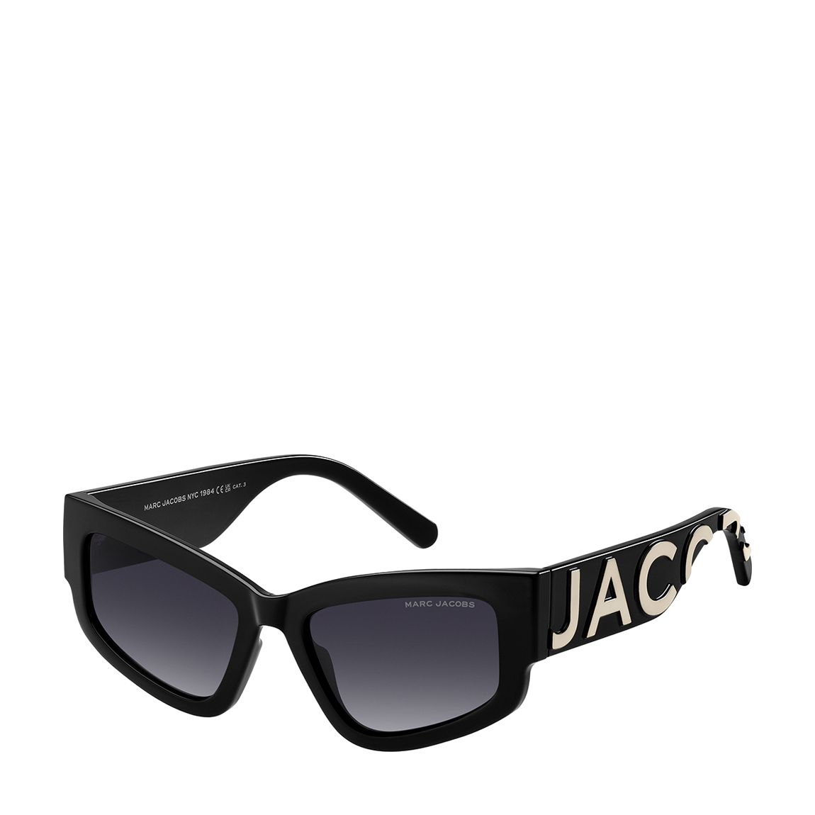 Black Beige Cat Eye Sunglasses 55mm main product photo
