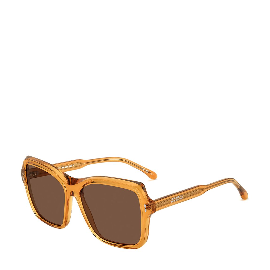 Orange Rectangular Sunglasses 58mm main product photo