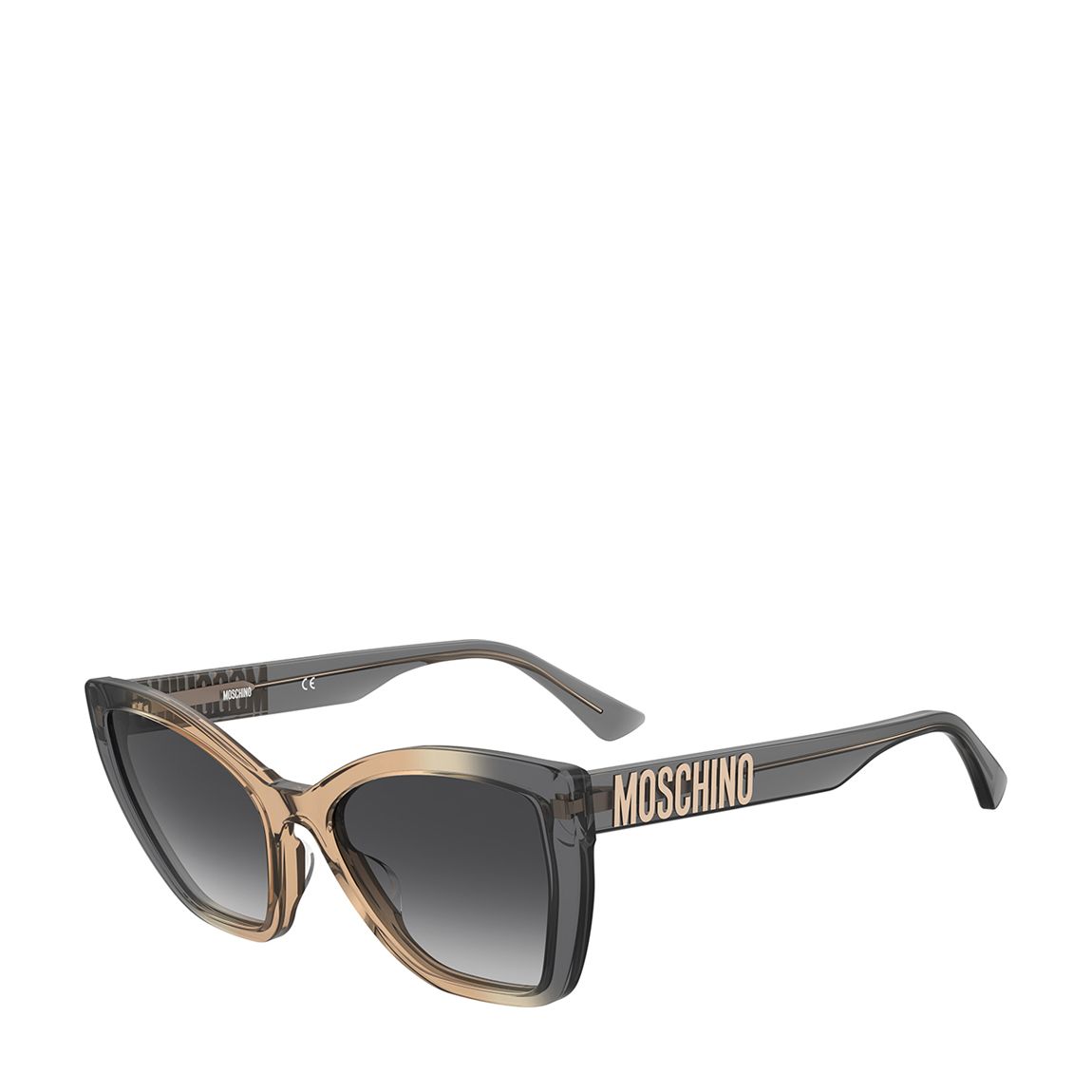 Grey Ochre Rectangular Sunglasses 55mm main product photo