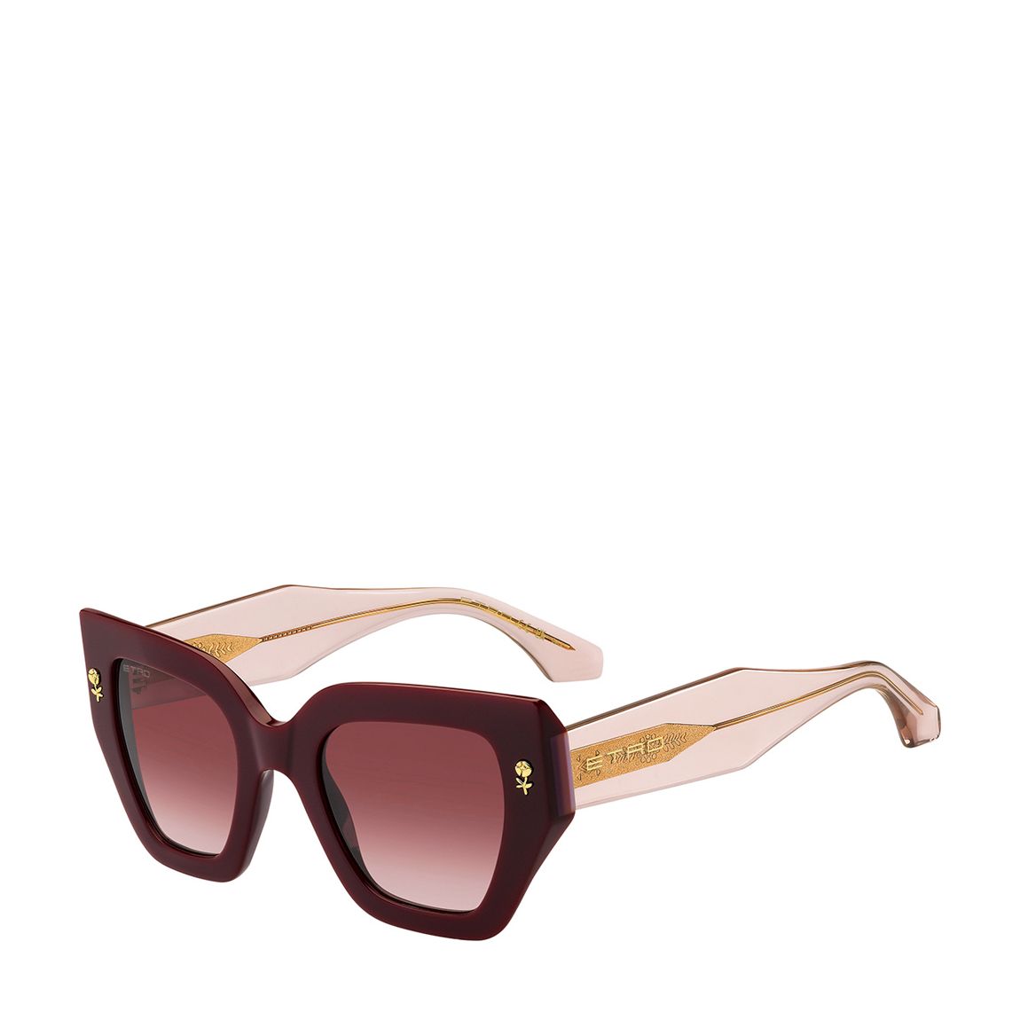 Burgundy Square Sunglasses 50mm main product photo