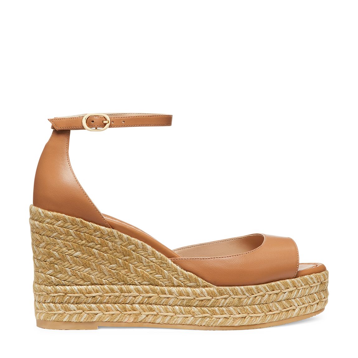 Brown Nudistcurve Espadrille Wedge Sandals main product photo
