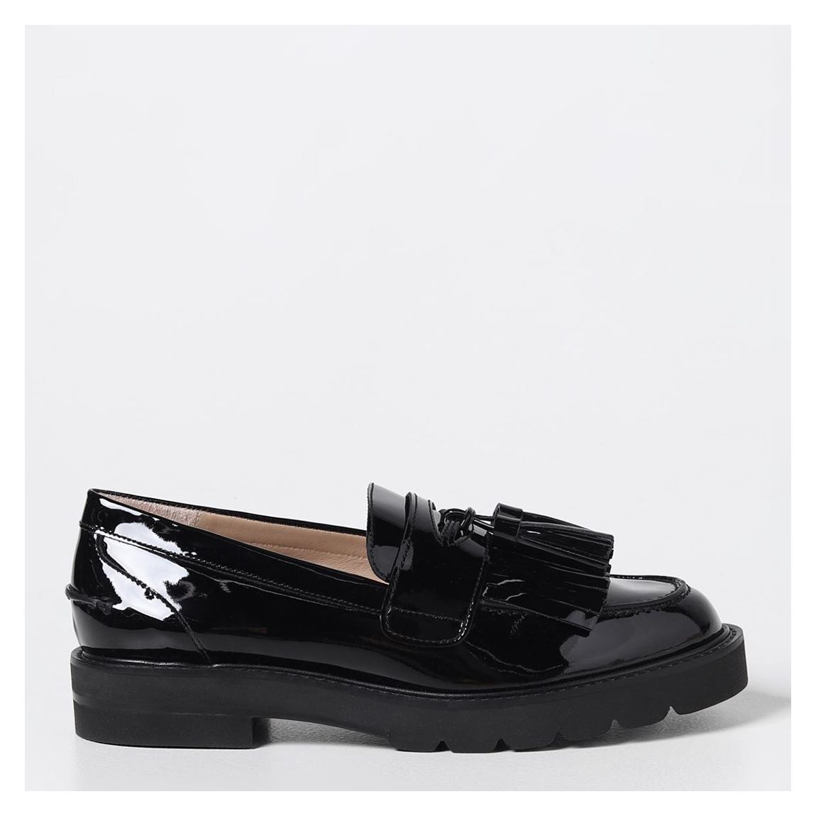 Black Mila Lift Patent Loafers main product photo