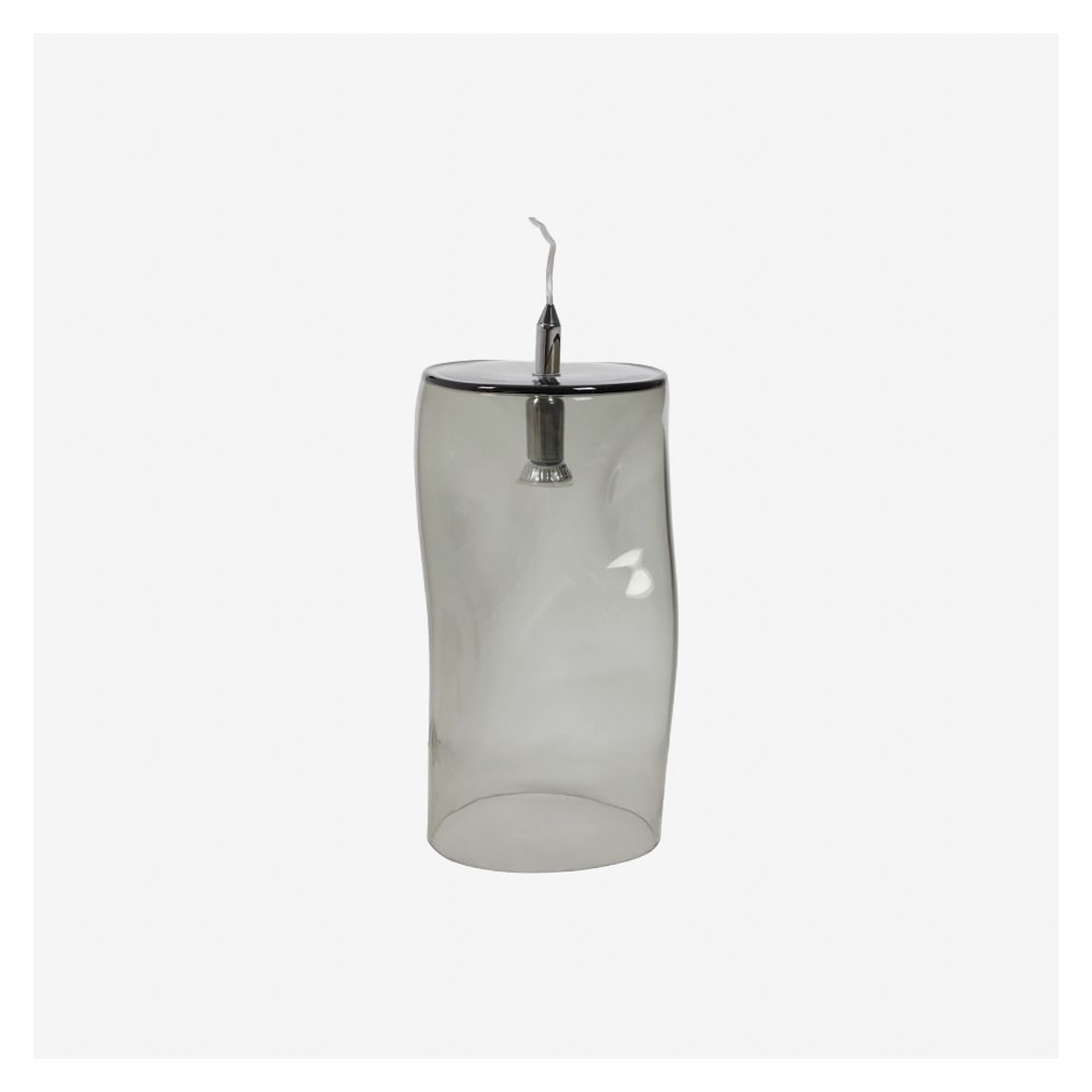 Dandolo Pendant Light in Grey Murano Glass main product photo