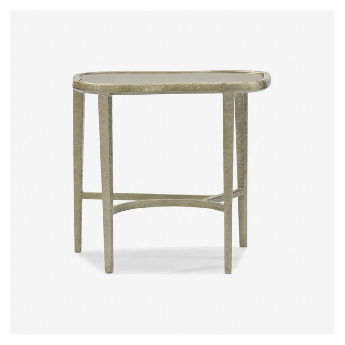 Wentwood I Side Table in Lucent Bronze Metallic & Brown Glass main product photo