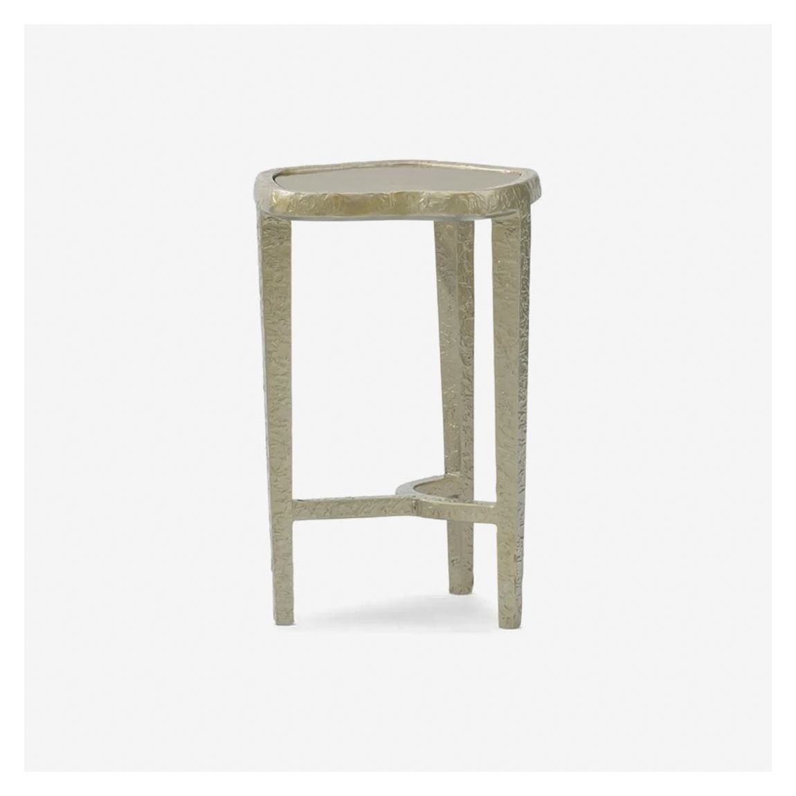 Wentwood II Side Table in Lucent Bronze Metallic & Brown Glass main product photo