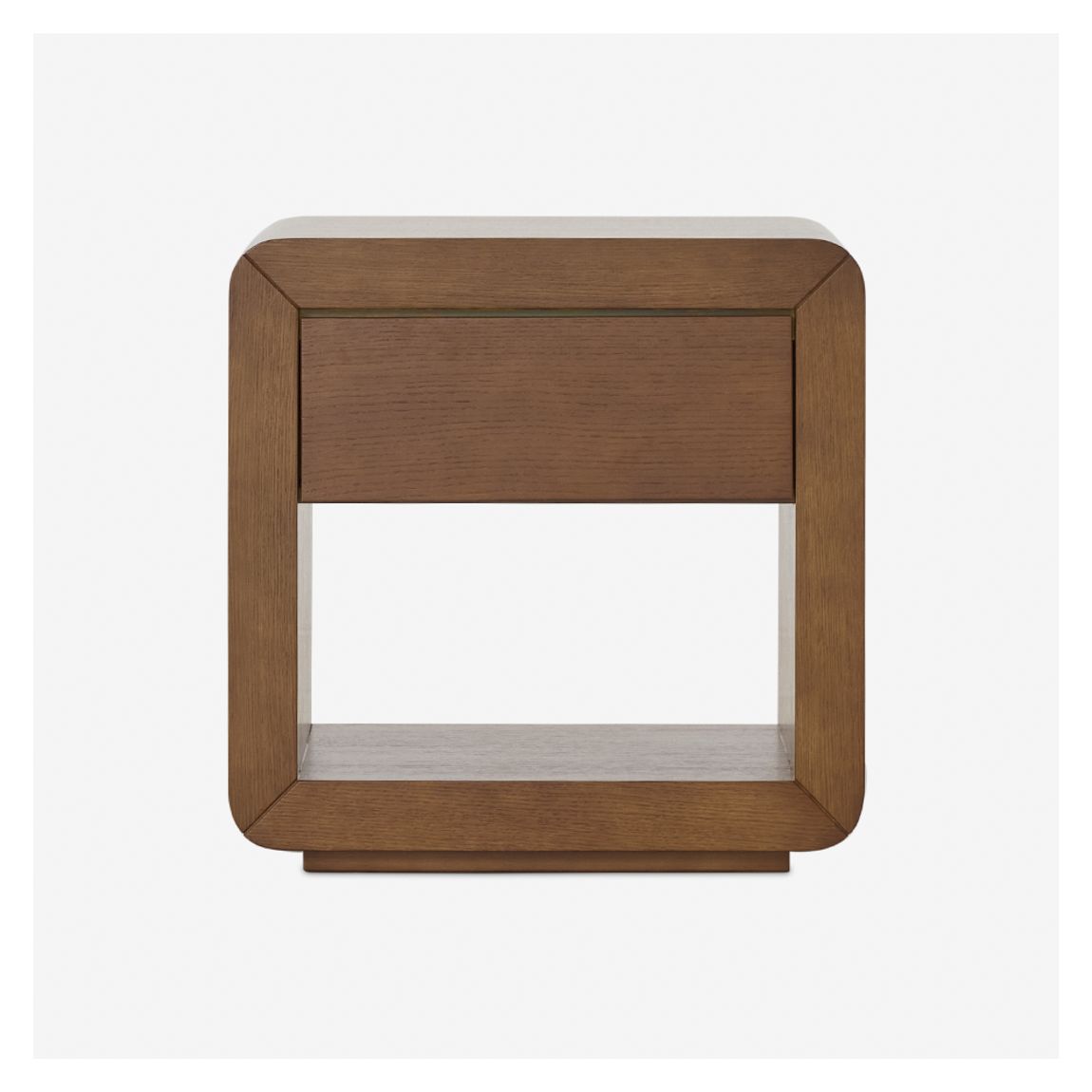 Orick Bedside Table With One Drawer in Vaneered Oak main product photo