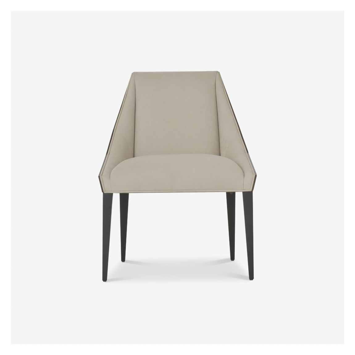 Gemma Dining Chair in Navarra Chalk & Bronzage Finish main product photo