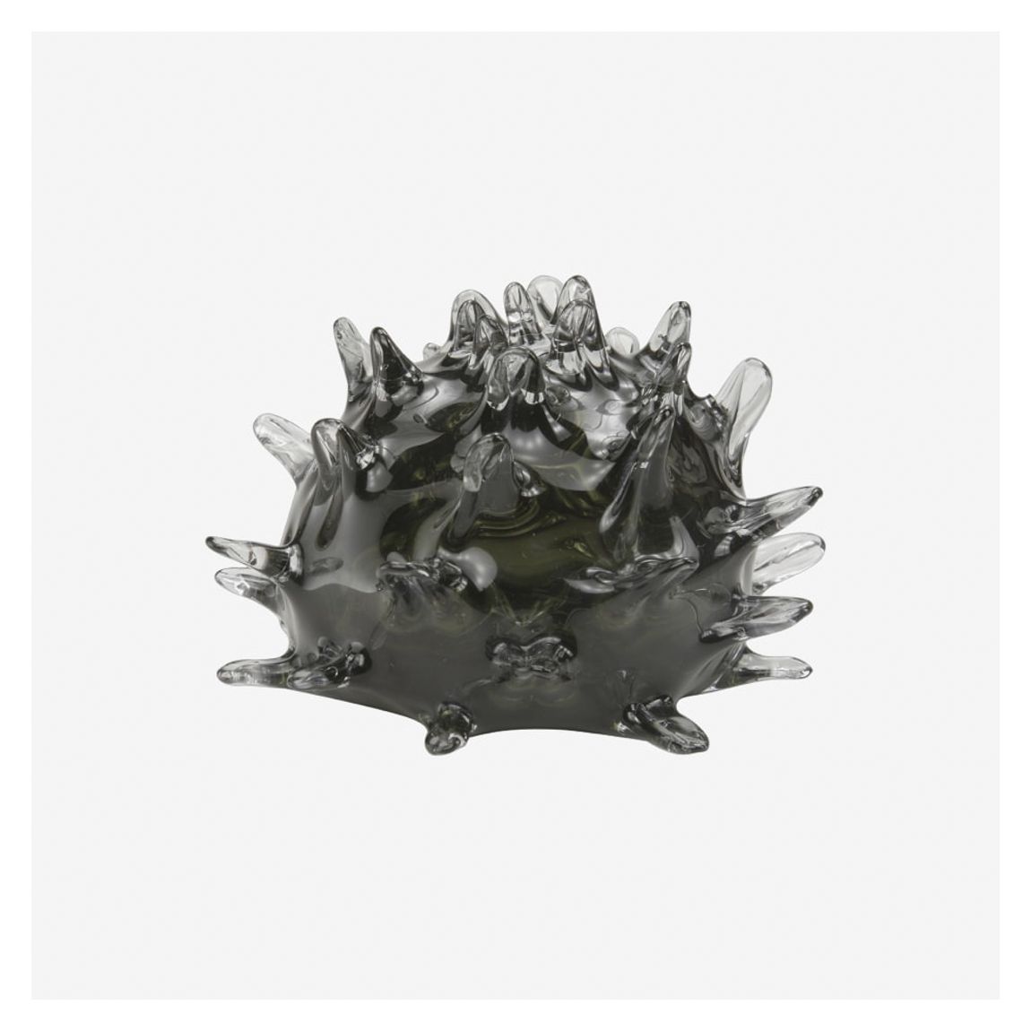 Anemone Desk Object in Black Glass main product photo