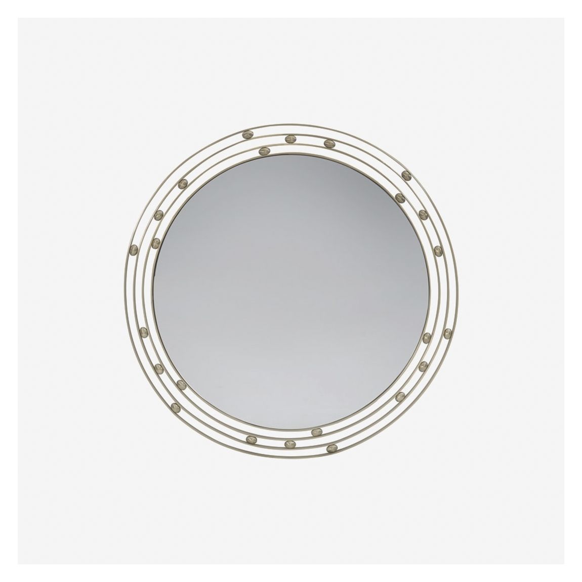 Darwin Wall Mirror in Mirror Glass & Brass Frame main product photo