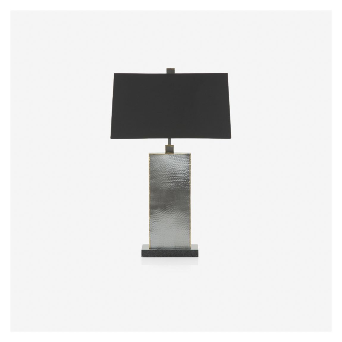 Amphite Table Lamp in Smoked Metal & Black Shade main product photo