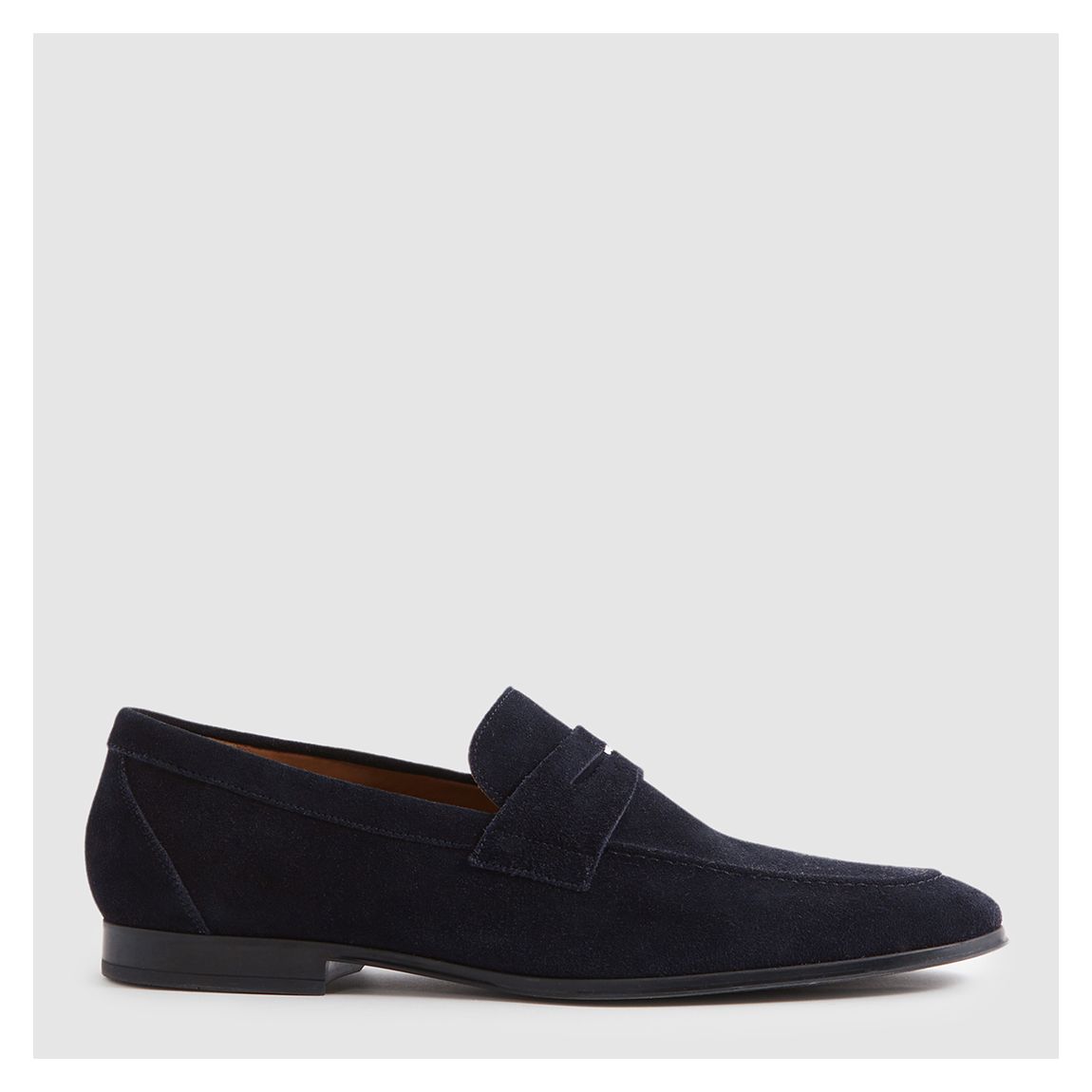Navy Bray Suede Loafer main product photo