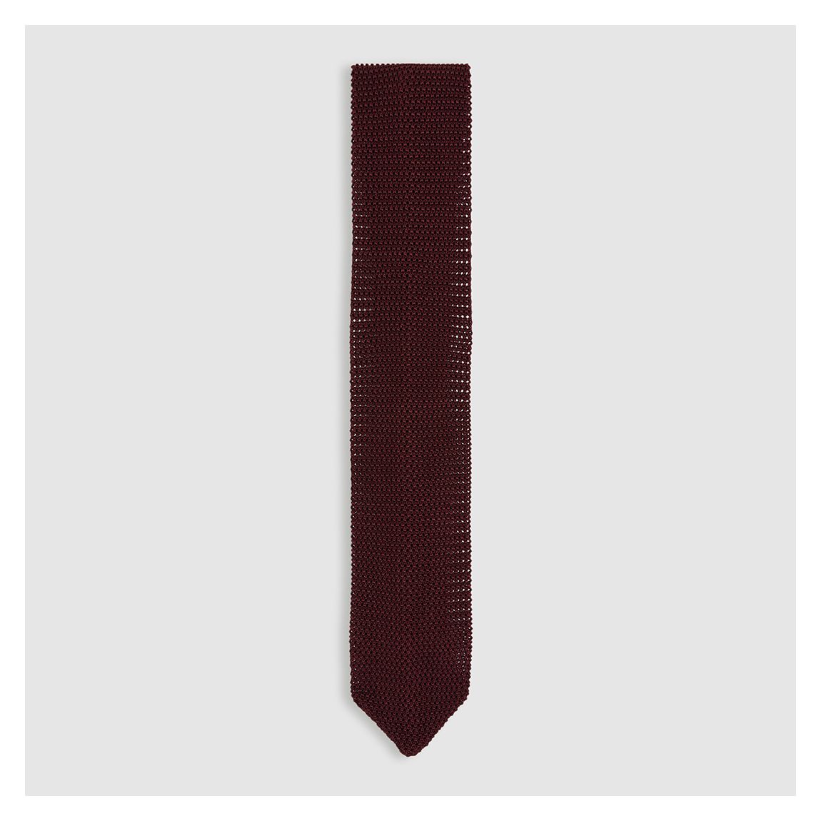 Burgandy Punto Spot Pin Dot Silk Tie main product photo