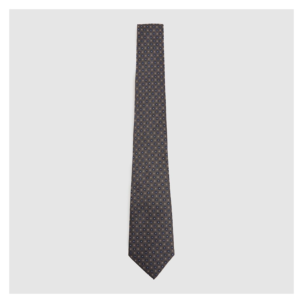 Grey Pelosa Mini Floral Silk Blend Tie main product photo