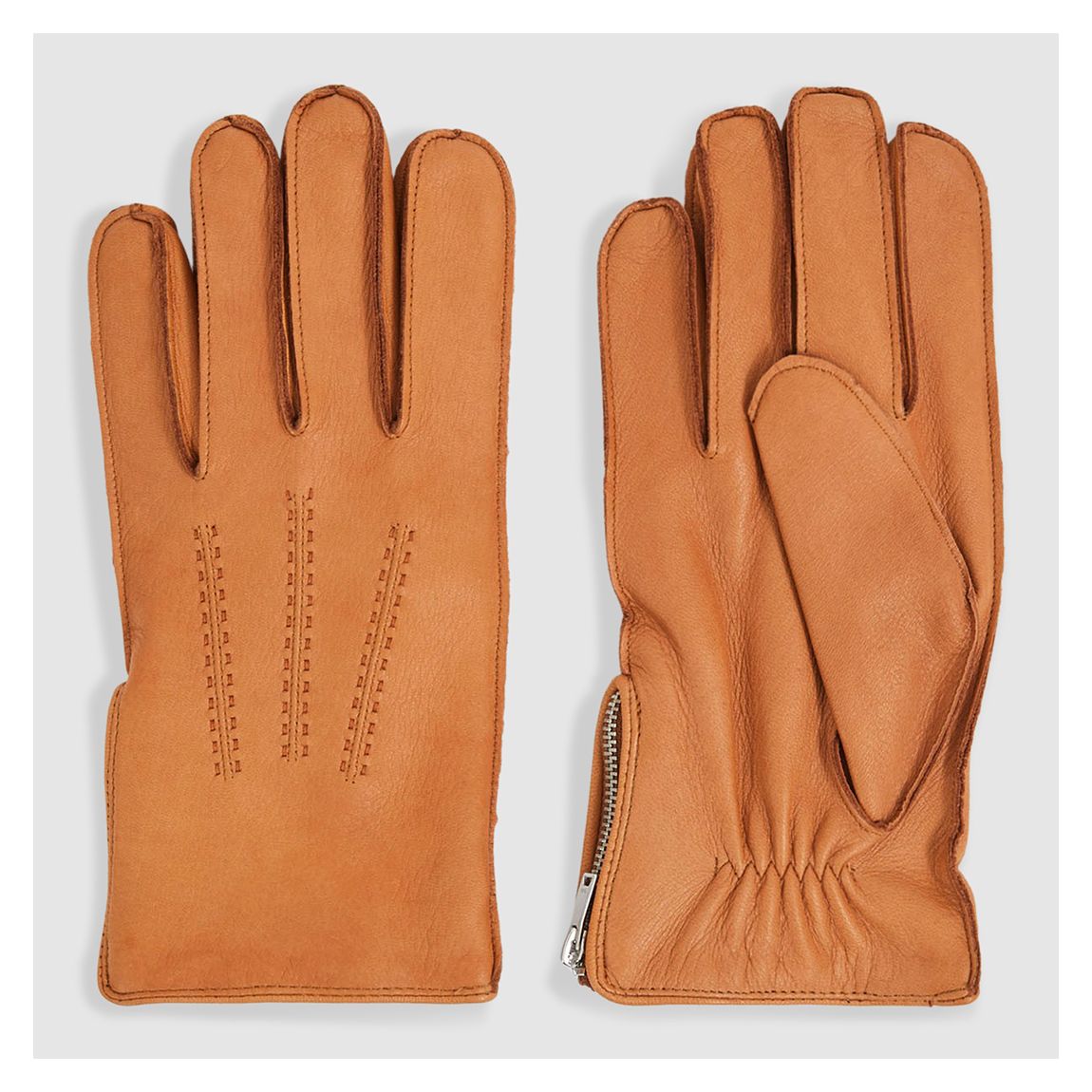 Tan Iowa Smooth Leather Gloves main product photo