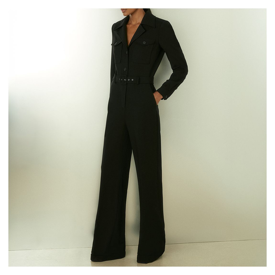 Black Ray Utility Tux Jumpsuit main product photo