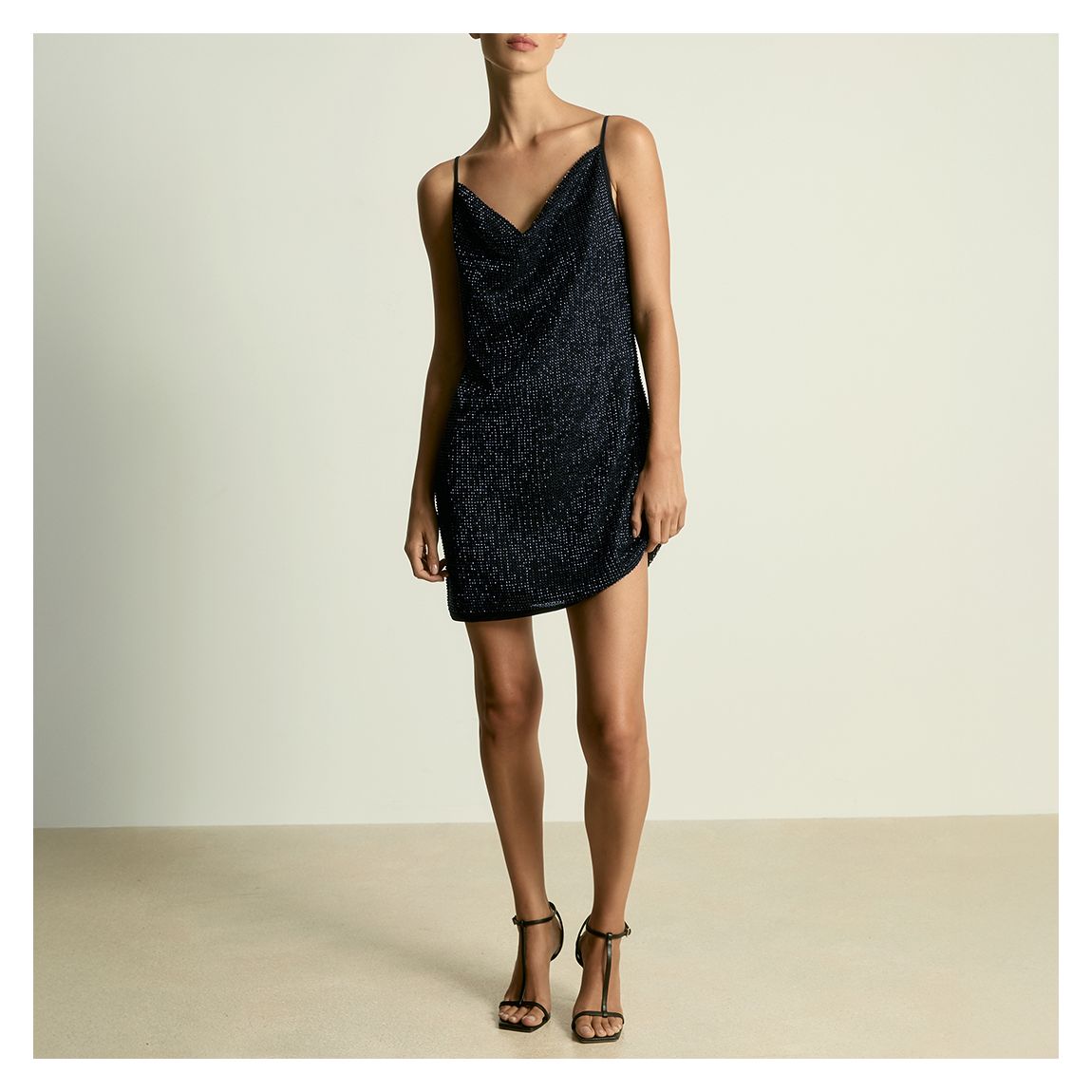 Navy Keeva Emebellished Mini Dress main product photo