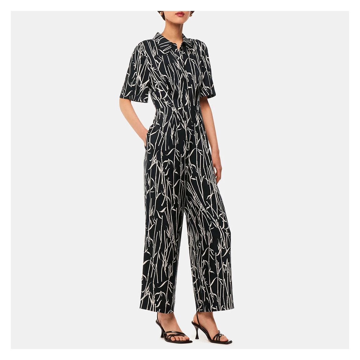 Black Bamboo Shoots Edina Jumpsuit main product photo