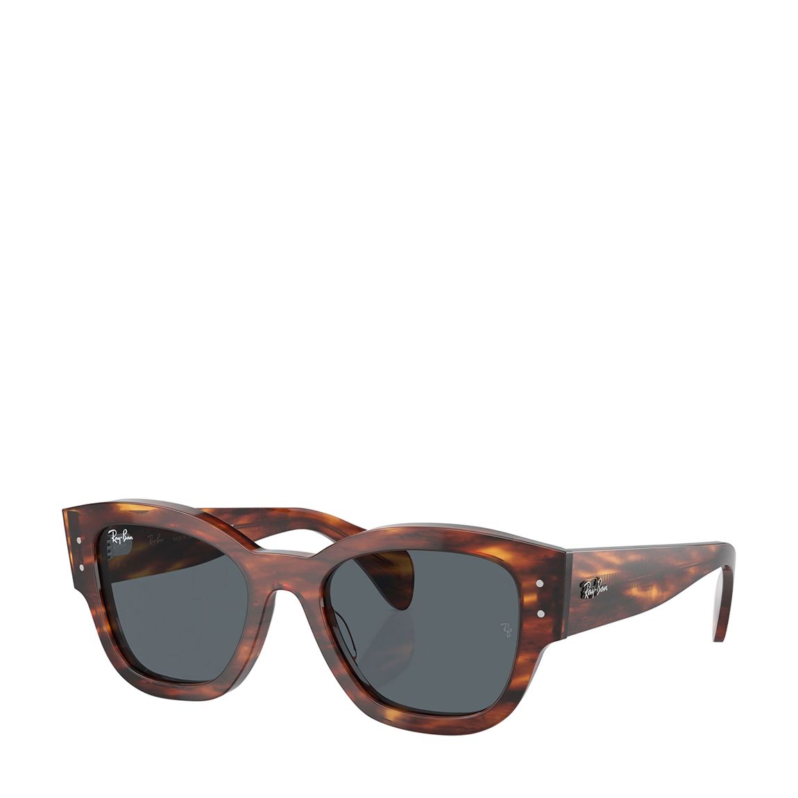 Striped Havana Jorge Unisex Sunglasses 52mm main product photo