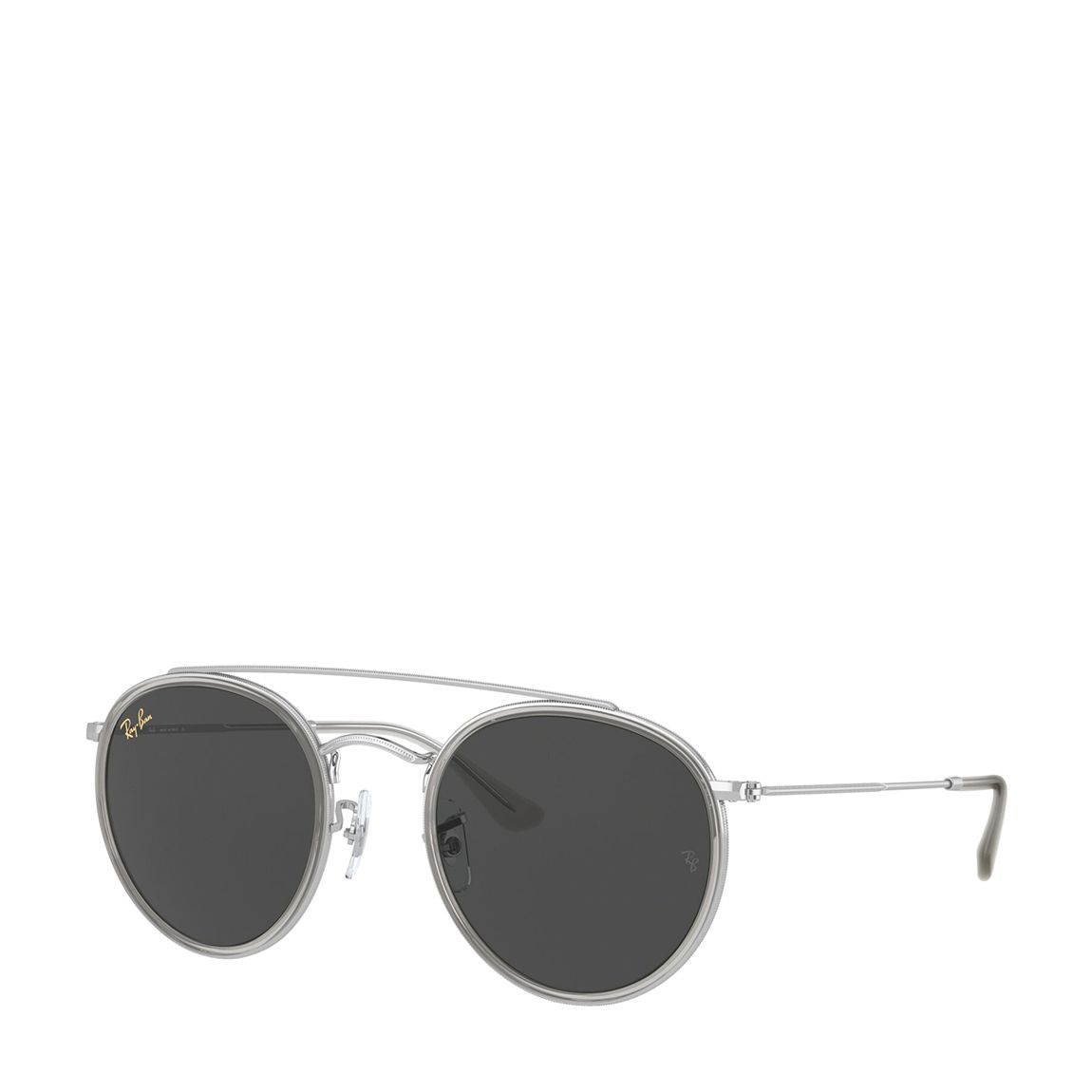 Silver Round Unisex Sunglasses 51mm main product photo
