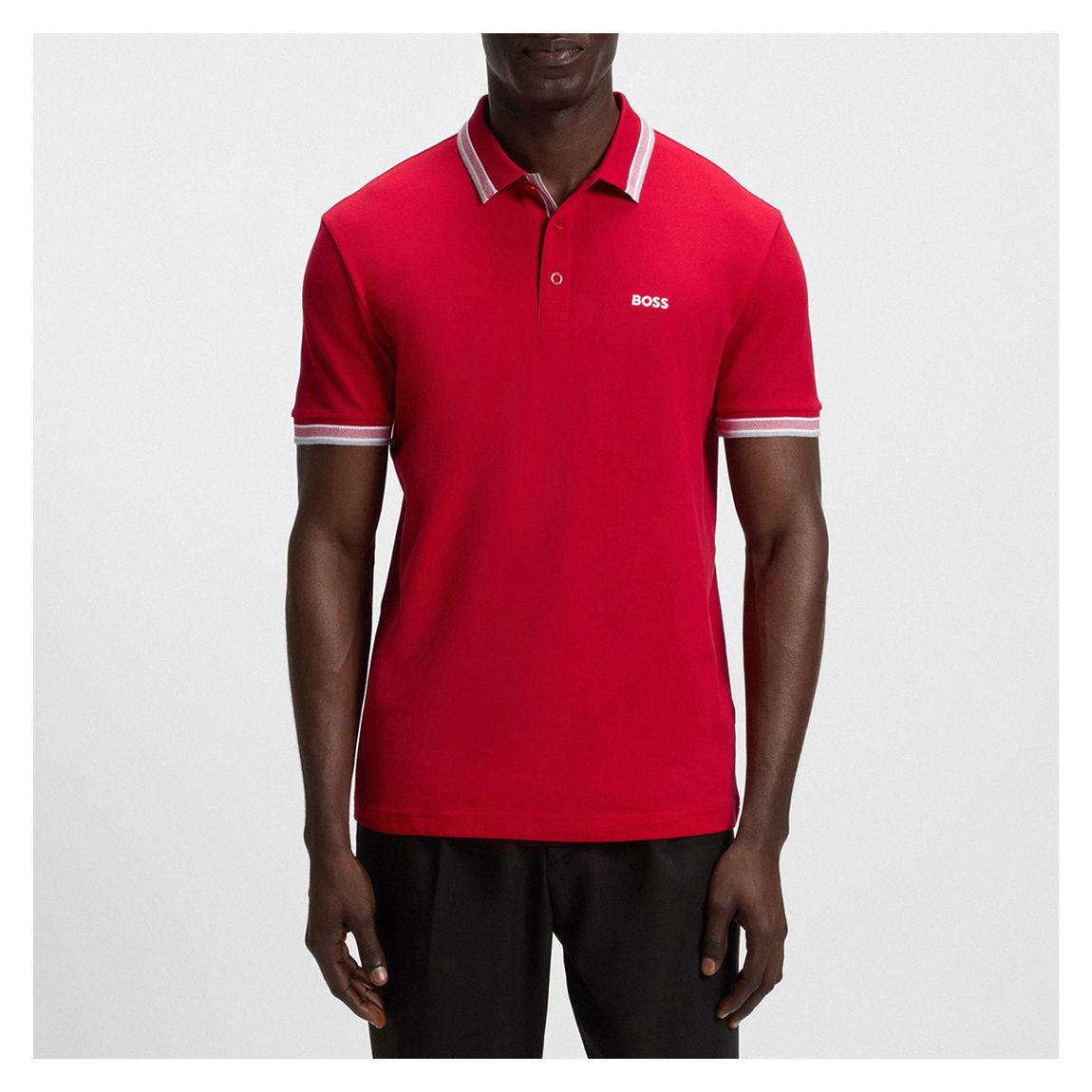 Red Paddy Cotton Polo Shirt main product photo